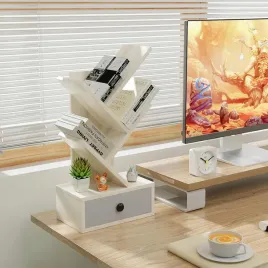 regal-na-ksiazki-w-ksztalcie-drzewa-z-szuflada-i-3-poziomami-na-biurko