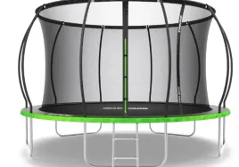 trampolina-ogrodowa-374-cm-z-siatka-wewnetrzna-drabinka-do-150-kg