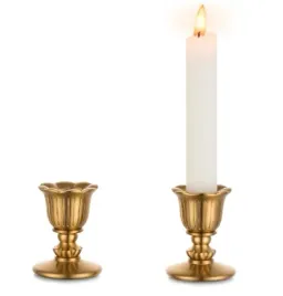 swieczniki-vintage-mosiezne-na-male-swiece-zlote