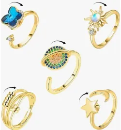 pierscionki-zestaw-zlotych-antystresowych-regulowanych-z-krysztalami