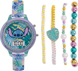 zegarek-cyfrowy-dziewczecy-z-silikonowym-paskiem-i-bransoletkami