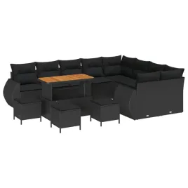 zestaw-sof-na-ogrod-z-poduszka-13-szt-czarny-rattan-poli