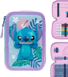 piornik-podwojny-zamek-z-wyposazeniem-kredki-markery-dla-dziewczynek