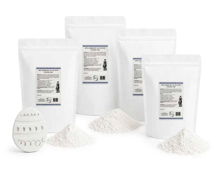 Gips ceramiczny biały 16kg 4 x 4KG do odlewów formy, figurki, DIY twardy
