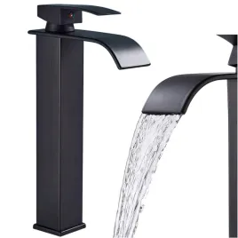 bateria-umywalkowa-stojaca-focus-sanitar-cubic-waterfall-czarny