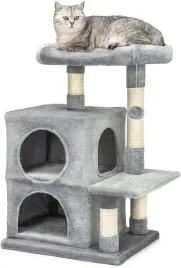 drapak-dla-kota-lionto-80-cm-z-2-budkami-legowiskiem-i-pilka-pluszowa