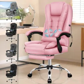 fotel-ergonomiczny-z-funkcja-masazu-i-regulacja-wysokosci-rozowy-nowoczesny