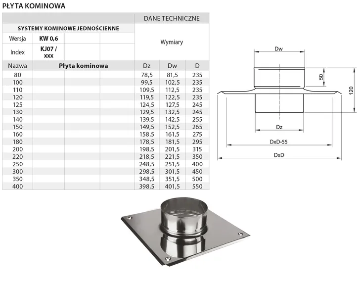 plyta-kominowa-kwasoodporna-fi-160-wklad-kominowy-kod-producenta-kj07-160