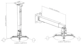 uchwyt-projektora-do-montazu-na-scianie-lub-suficie