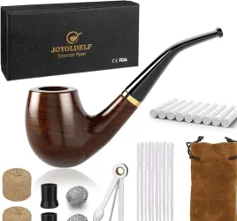 fajka-drewniana-do-tytoniu-hebanowa-zakrzywiona