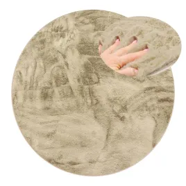 pluszowy-dywan-futro-krolika-miekki-aksamitny-rabbit-bezowy-okragly-100-cm