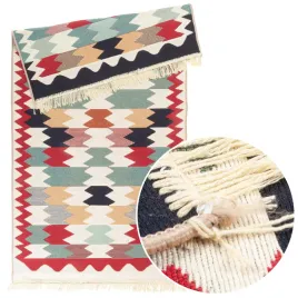 dywanik-kilim-gold-geometria-boho-dwustronny-plaskotkany-z-fredzlami-80x150