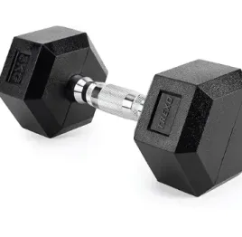 hantel-szesciokatny-gumowany-5-kg-do-treningu-silowego