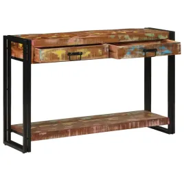 konsola-wielokolorowe-120-x-33-x-75-cm-lite-drewno-recyklingowe