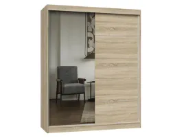 szafa-przesuwna-z-lustrem-160-cm-do-sypialni-przedpokoju-dab-sonoma