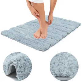 dywanik-lazienkowy-szary-shaggy-super-miekki-pluszowy-antyposlizgowy-40x60