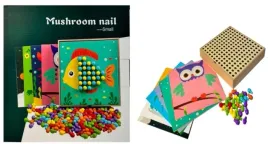 drewno-mozaika-ukladanka-z-grzybkow-w-skrzynce-montessori