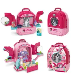 zestaw-do-zabawy-norimpex-plecak-3w1-rozowy-weterynarz-i-salon-pieknosci