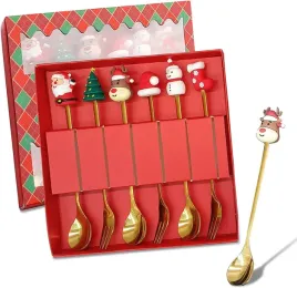 lyzeczki-swiateczne-6-szt-stal-nierdzewna-prezent-do-kawy-i-deserow