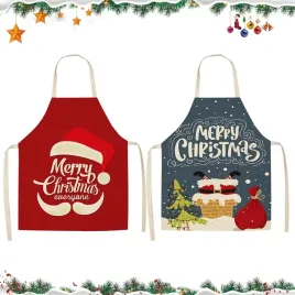fartuchy-swiateczne-2-szt-len-kuchnia-gotowanie-pieczenie-dekoracja