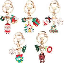 breloczki-swiateczne-5-szt-mikolaj-choinka-renifer-platek-sniegu