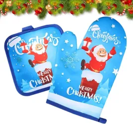 rekawice-swiateczne-2-szt-z-podkladka-odporne-na-wysokie-temperatury