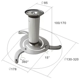 uchwyt-projektora-sufitowy-mocowanie-do-sufitu