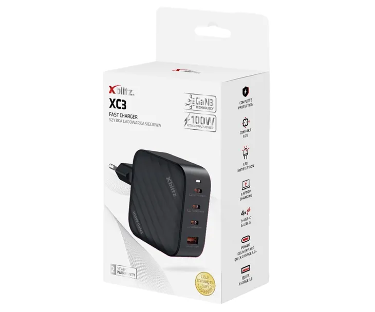ladowarka-sieciowa-usb-100w-pd-qc-xblitz-waga-z-opakowaniem-0-5-kg-certyfikat-ce