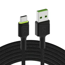 przewod-usb-c-2m-ray-usb-a-usb-c-green-cell