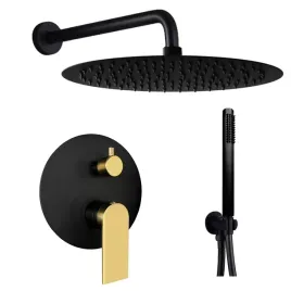 veldman-czarny-zestaw-podtynkowy-livia-black-gold