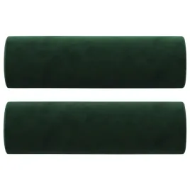 poduszki-ozdobne-2-szt-ciemnozielone-o15x50-cm-aksamit