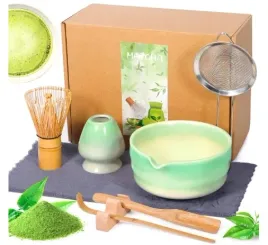 matcha-zestaw-do-8-czesciowy-miska-z-wylewkiem-pedzel-akcesoria-zielony