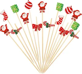 szpikulce-swiateczne-drewniane-koktajlowe-ozdobne-zestaw-100-sztuk