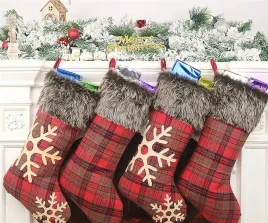 skarpety-swiateczne-4-szt-46-cm-krata-platek-sniegu-dekoracja