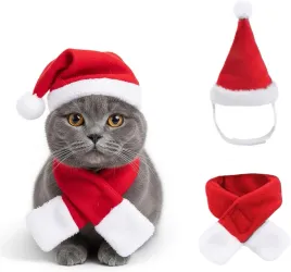 kostium-swiateczny-dla-kota-psa-czapka-i-szalik-regulowany