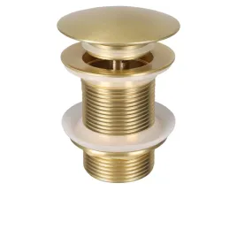 korek-umywalkowy-veldman-klik-klak-zloty-szczotkowany-bez-przelewu