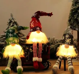 krasnal-swiateczny-zestaw-dekoracyjny-pluszowy-led-3-sztuki