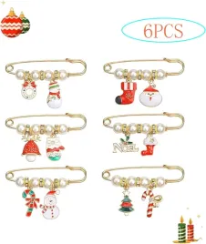 broszki-swiateczne-perlowe-krysztalowe-zestaw-ozdob-6-sztuk