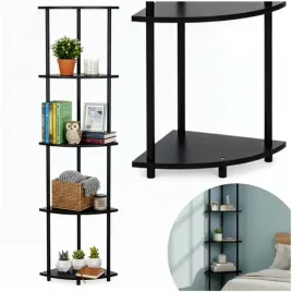 regal-narozny-springos-czarny-5-polek-plyta-mdf-147-cm-nowoczesny