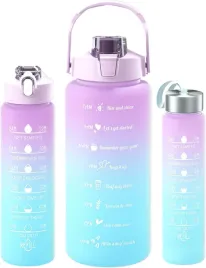zestaw-3-butelek-sportowych-na-wode-2000ml-900ml-300ml-bidon-3w1