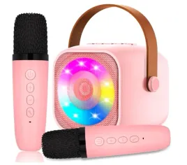 glosnik-do-karaoke-z-2-mikrofonami-bezprzewodowymi-i-efektami-led-rozowy