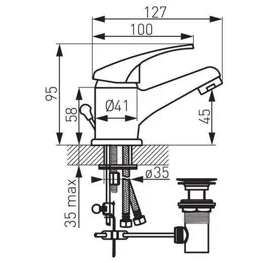 bateria-umywalkowa-stojaca-basic-chrom-ferro-bbc2-waga-z-opakowaniem-4-kg