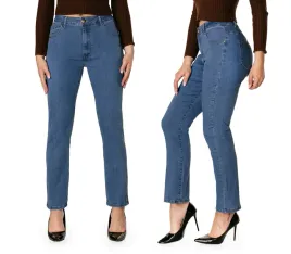 spodnie-jeansy-dzinsy-niebieskie-damskie-wysoki-stan-prosta-nogawka-0051-40