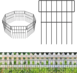 ogrodzenie-ogrodowe-metalowe-10-sztuk-dekoracyjna-bariera