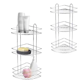 polka-lazienkowa-narozna-srebrna-wytrzymala-metalowa-kuchenna-druciana