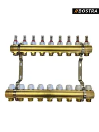 rozdzielacz-9-obwodow-do-podlogowki-ogrzewanie-podlogowe-z-rotametrami