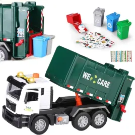 duza-ciezarowka-smieciarka-samochod-auto-4-kosze-na-smieci-dzwieki-swiatla