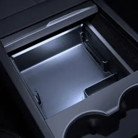 organizer-tesla-model-3-2024-polprzezroczysty-z-antyposlizgowym-pudelkiem