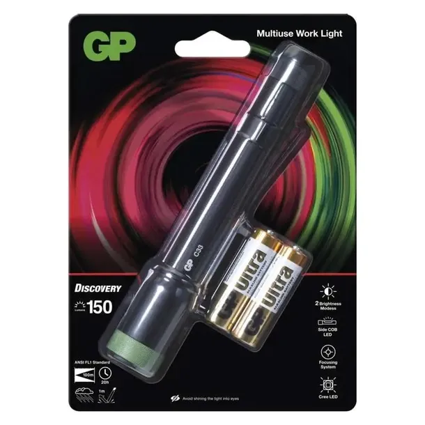 led-flashlight-2xaa-metalowy-czarna-150lm-c33-marka-gp