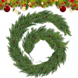 girlanda-swiateczna-6ft-z-7-szyszkami-dekoracja-kominka-i-okien